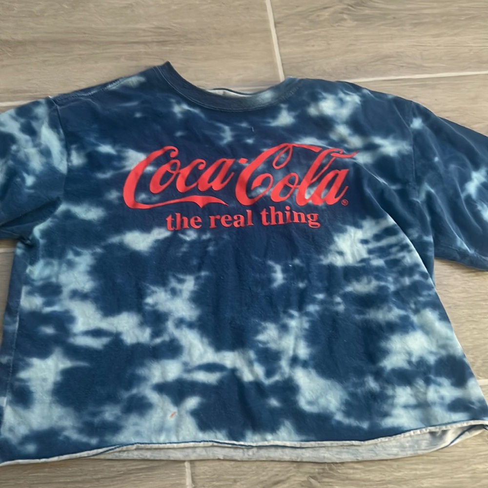 Tie die Coca Cola shirt